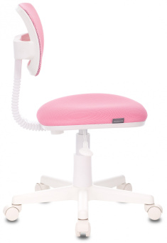 Кресло детское Бюрократ CH-W299 розовый TW-06A TW-13A сетка/ткань крестов. пластик пластик белый - купить недорого с доставкой в интернет-магазине