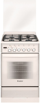 Плита Газовая Gefest ПГЭ 5302-04 0267 кремовый (стеклянная крышка) реш.чугун - купить недорого с доставкой в интернет-магазине