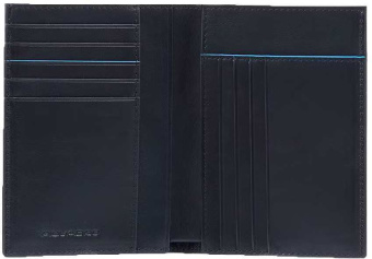 Кошелек мужской Piquadro Blue Square Revamp PU1393B2VR/BLU синий натур.кожа - купить недорого с доставкой в интернет-магазине