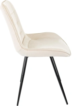 Стул для дома Бюрократ CH-K2 бежевый Holland 06 металл черный на ножках (CH-K2_1/HL07) - купить недорого с доставкой в интернет-магазине