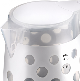 Чайник электрический Vitek VT-7048-01 1.7л. 2200Вт белый корпус: пластик - купить недорого с доставкой в интернет-магазине