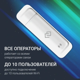Модем 3G/4G Digma DWR-D300LTE USB Wi-Fi Firewall +Router внешний белый - купить недорого с доставкой в интернет-магазине