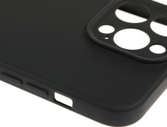 Чехол (клип-кейс) BoraSCO для Apple iPhone 15 Pro Max Microfiber Case черный (72425) - купить недорого с доставкой в интернет-магазине