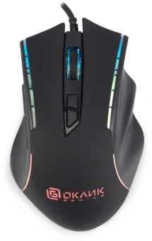 Клавиатура + мышь Оклик 700GMK клав:черный мышь:черный USB Multimedia LED (1533156) - купить недорого с доставкой в интернет-магазине