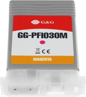 Картридж струйный G&G GG-PFI030M PFI-030M пурпурный (55мл) для Canon imagePrograf TA-20/30 - купить недорого с доставкой в интернет-магазине