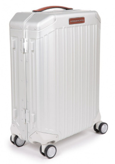 Чемодан Piquadro ALU (BV4425ALU/GRCU) 40x54x20см 37л. 4.3кг. алюминий/натур.кожа серый - купить недорого с доставкой в интернет-магазине