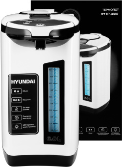 Термопот Hyundai HYTP-3850 6л. 750Вт белый/черный - купить недорого с доставкой в интернет-магазине