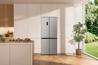 Холодильник Gorenje NRM819E61X 3-хкамерн. серый инвертер - купить недорого с доставкой в интернет-магазине