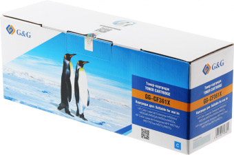 Картридж лазерный G&G GG-CF361X голубой (9500стр.) для HP CLJ M552dn/M553N/M553DN/M553X/M577C/M577Z/M577F/M577DN - купить недорого с доставкой в интернет-магазине