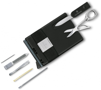 Швейцарская карта Victorinox Smart Card Wallet Sharp (0.7250.36) серый коробка подарочная - купить недорого с доставкой в интернет-магазине