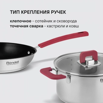 Набор посуды Rondell Savvy RDS-1189 10 предметов - купить недорого с доставкой в интернет-магазине