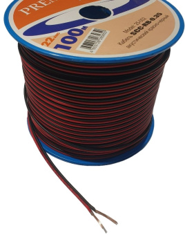 Кабель акустический Premier SCC-RB CCA 100м. черный/красный (25-002 100) - купить недорого с доставкой в интернет-магазине