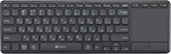 Клавиатура Оклик K614W черный USB беспроводная slim Multimedia Touch (1979327) - купить недорого с доставкой в интернет-магазине