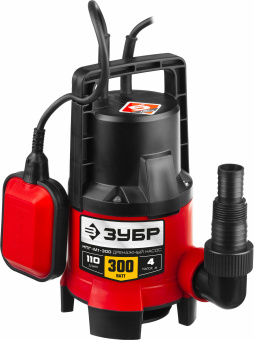 Насос дренажный Зубр НПГ-М1-300 300Вт 6000л/час - купить недорого с доставкой в интернет-магазине