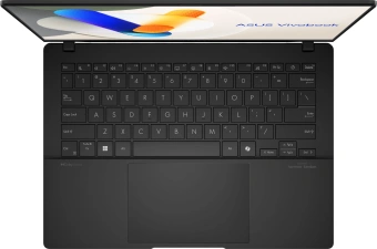 Ноутбук Asus VivoBook S14 OLED M5406NA-QD109 Ryzen 5 7535HS 16Gb SSD1Tb AMD Radeon 660M 14" OLED WUXGA (1920x1200) без ОС black WiFi BT Cam (90NB1493-M006B0) - купить недорого с доставкой в интернет-магазине