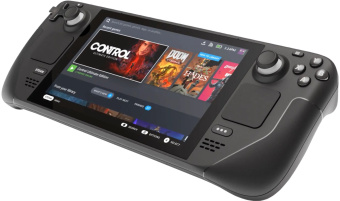 Игровая консоль Steam Deck V004287-30 черный - купить недорого с доставкой в интернет-магазине
