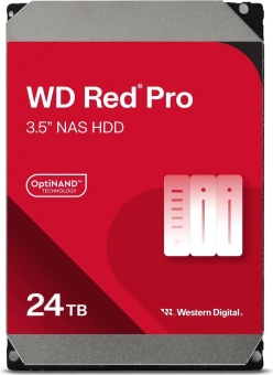 Жесткий диск WD SATA-III 24TB WD241KFGX NAS Red Pro (7200rpm) 512Mb 3.5" - купить недорого с доставкой в интернет-магазине