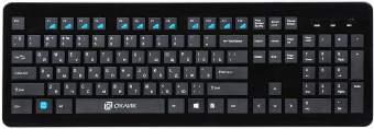 Клавиатура Оклик 870S черный USB беспроводная slim Multimedia - цена, купить или заказать с доставкой в интернет-магазине Клавиатура Оклик 870S черный USB беспроводная slim Multimedia - купить недорого с доставкой в интернет-магазине