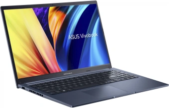 Ноутбук Asus VivoBook X1502ZA-BQ2345 Core i7 12700H 16Gb SSD512Gb Intel Iris Xe graphics 15.6" IPS FHD (1920x1080) noOS blue WiFi BT Cam (90NB0VX1-M03780) - купить недорого с доставкой в интернет-магазине