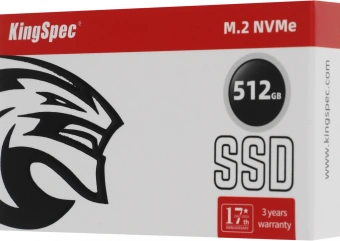 Накопитель SSD Kingspec PCIe 3.0 x4 512GB NXM-512 M.2 2242 - купить недорого с доставкой в интернет-магазине