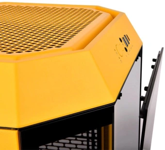 Корпус Thermaltake The Tower 300 Bumblebee желтый без БП mATX 8x120mm 6x140mm 2xUSB3.0 audio bott PSU - купить недорого с доставкой в интернет-магазине