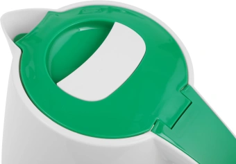 Чайник электрический Великие Реки Томь-1 1.7л. 1850Вт белый/зеленый корпус: пластик - купить недорого с доставкой в интернет-магазине