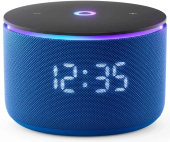 Умная колонка Yandex Станция Мини 3 Про Алиса синий 18W 2.0 BT/Wi-Fi (YNDX-00059BLU) - купить недорого с доставкой в интернет-магазине