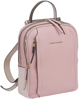 Рюкзак женский Piquadro Circle CA5566W92/ROBI пудровый кожа - купить недорого с доставкой в интернет-магазине