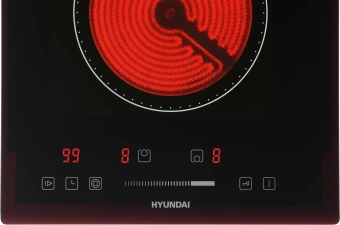 Варочная поверхность Hyundai HHE 3286 BG черный - купить недорого с доставкой в интернет-магазине