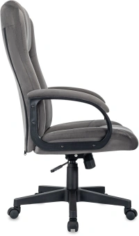 Кресло руководителя Бюрократ CH-800 Fabric темно-серый крестов. пластик - купить недорого с доставкой в интернет-магазине