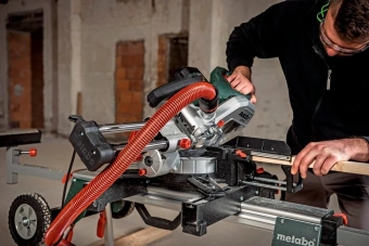 Торцовочная пила Metabo KGS 254 M set 1450Вт 5000об/мин d=254мм - купить недорого с доставкой в интернет-магазине
