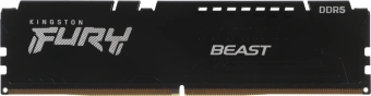 Память DDR5 16GB 6400MHz Kingston KF564C32BB-16 Fury Beast Black RTL Gaming PC5-51200 CL32 DIMM 288-pin 1.4В single rank с радиатором Ret - купить недорого с доставкой в интернет-магазине