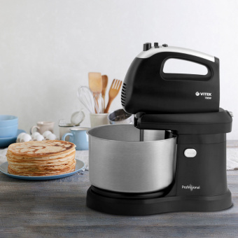 Миксер стационарный Vitek VT-1417 700Вт черный/хром - цена, купить или заказать с доставкой в интернет-магазине Миксер стационарный Vitek VT-1417 700Вт черный/хром - купить недорого с доставкой в интернет-магазине