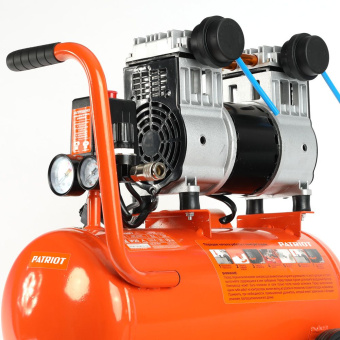 Компрессор поршневой Patriot WO 24-220 безмасляный 200л/мин 24л 1250Вт оранжевый - купить недорого с доставкой в интернет-магазине