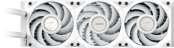 Система водяного охлаждения Gigabyte Aorus Waterforce X II 360I ARGB Soc-TR4/sTR5/AM5/AM4/1200/1700/1851 белый 4-pin 12-37.5dB Al LCD Ret (GP-AORUS WATERFORCE X II 360I) - купить недорого с доставкой в интернет-магазине