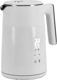 Чайник электрический Hyundai HYK-S9500 1.5л. 2200Вт белый корпус: металл/пластик - купить недорого с доставкой в интернет-магазине