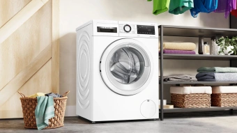 Стиральная машина Bosch WNA134L0SN пан.швед. класс: A++ загр.фронтальная макс.:8кг (с сушкой) белый инвертор - купить недорого с доставкой в интернет-магазине
