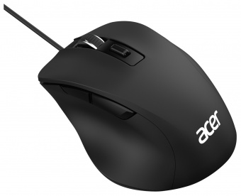 Мышь Acer OMW120 черный оптическая (2000dpi) USB (6but) - купить недорого с доставкой в интернет-магазине
