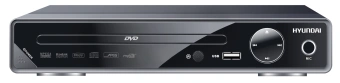 Плеер DVD Hyundai H-DVD200 черный Караоке ПДУ - купить недорого с доставкой в интернет-магазине