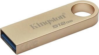 Флеш Диск Kingston 512GB DataTraveler SE9 DTSE9G3/512GB USB3.0 золотистый - купить недорого с доставкой в интернет-магазине