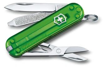 Нож перочинный Victorinox Classic SD Green Tea (0.6223.T41G) 58мм 7функц. подар.коробка - купить недорого с доставкой в интернет-магазине