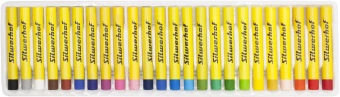 Масляная пастель Silwerhof Create кругл. 24цв. дл.70мм д.10мм картон.кор. - купить недорого с доставкой в интернет-магазине