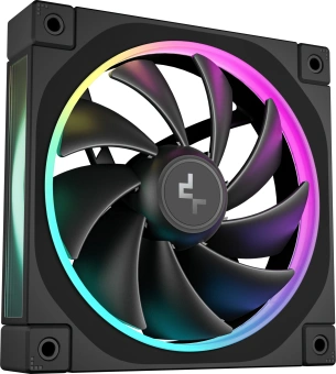 Вентилятор для корпуса Deepcool FL12 ARGB 120х120x25 черный 4-pin 32дБ (R-FL12-BKAPN1-G) Ret - купить недорого с доставкой в интернет-магазине