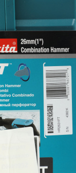 Перфоратор Makita HR2631FT патрон:SDS-plus уд.:2.4Дж 800Вт (кейс в комплекте) - купить недорого с доставкой в интернет-магазине