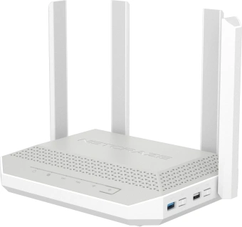 Роутер беспроводной Keenetic Netcraze Giga (NC-1012) AX3000 10/100/1000BASE-TX/SFP/4g ready белый - купить недорого с доставкой в интернет-магазине