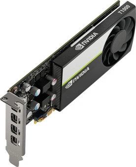 Видеокарта PNY PCI-E 3.0 T1000 NVIDIA T1000 4Gb 128bit GDDR6 1065/10000 mDPx4 HDCP Bulk low profile - купить недорого с доставкой в интернет-магазине