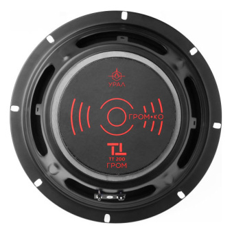Колонки автомобильные Ural ТТ 200 Гром (без решетки) 300Вт 98дБ 4Ом 20см (8дюйм) (ком.:2кол.) среднечастотные однополосные - купить недорого с доставкой в интернет-магазине