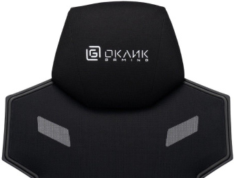 Кресло игровое Оклик 111G черный/красный сиденье черный сетка/ткань с подголов. крестов. пластик черный - купить недорого с доставкой в интернет-магазине