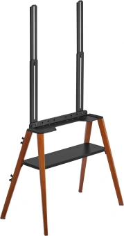 Подставка для телевизора Cactus CS-ST3645BKWN черный/орех 43"-65" макс.40кг напольный - купить недорого с доставкой в интернет-магазине