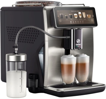 Кофемашина Saeco SM8885/00 1500Вт серебристый - купить недорого с доставкой в интернет-магазине